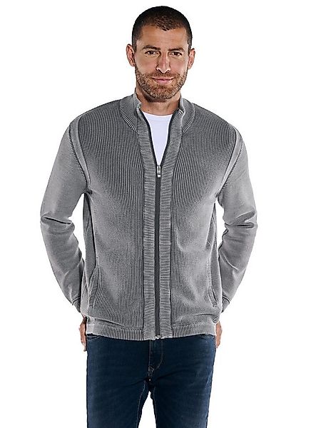 Engbers Cardigan engbers Herren Cardigan strukturiert, Dunkelgrau günstig online kaufen