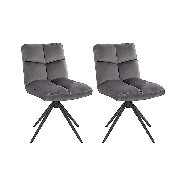 HOME DELUXE Esszimmerstuhl drehbar 2er - günstig online kaufen