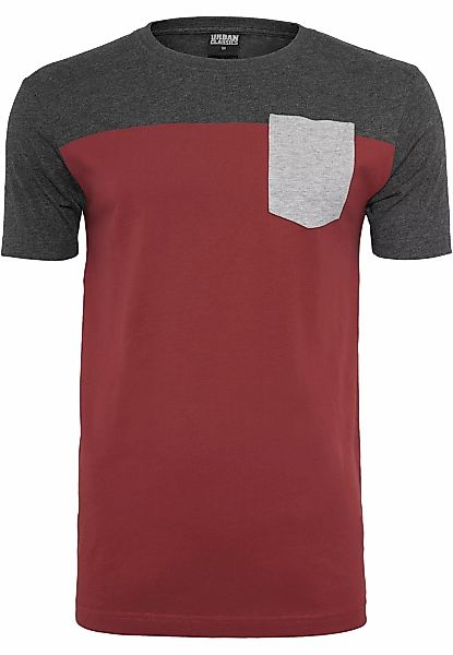 URBAN CLASSICS T-Shirt "Urban Classics Herren 3-Tone Pocket Tee" günstig online kaufen