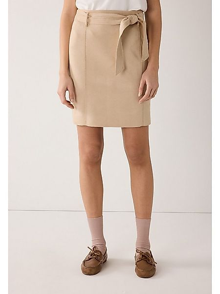 MORE&MORE Midirock kurzer, stylisher Rock, Lederimitat günstig online kaufen