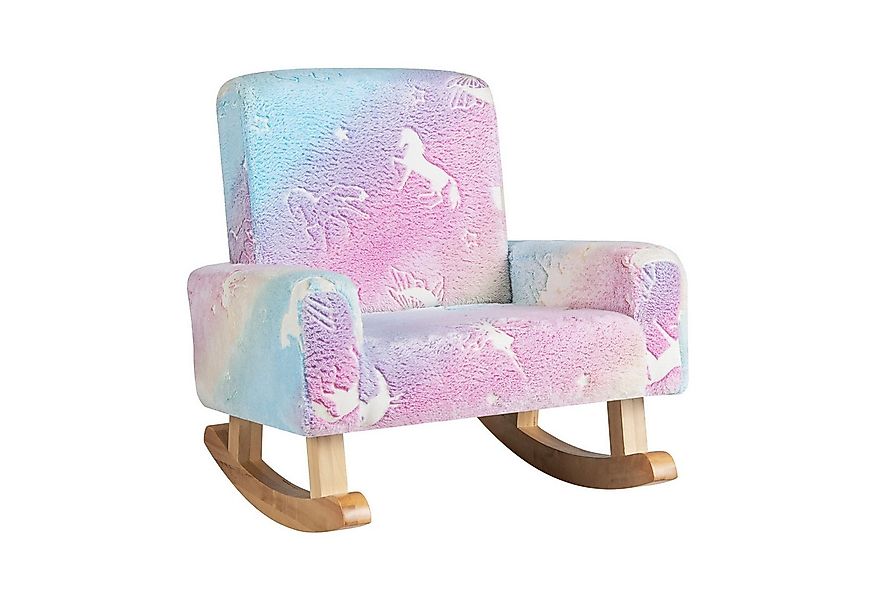 COSTWAY Kindersessel, Kindersofa, Schaukelstuhl Leuchtend günstig online kaufen