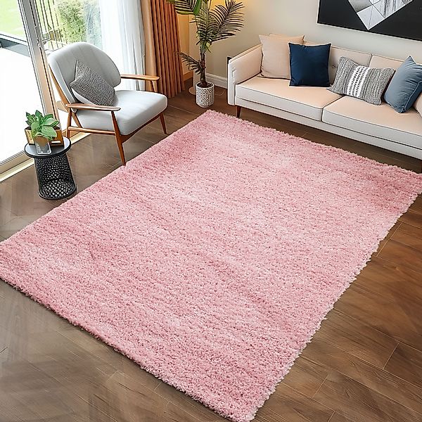 Carpettex Hochflor-Teppich Unicolor - Einfarbig, Rechteckig, günstig online kaufen