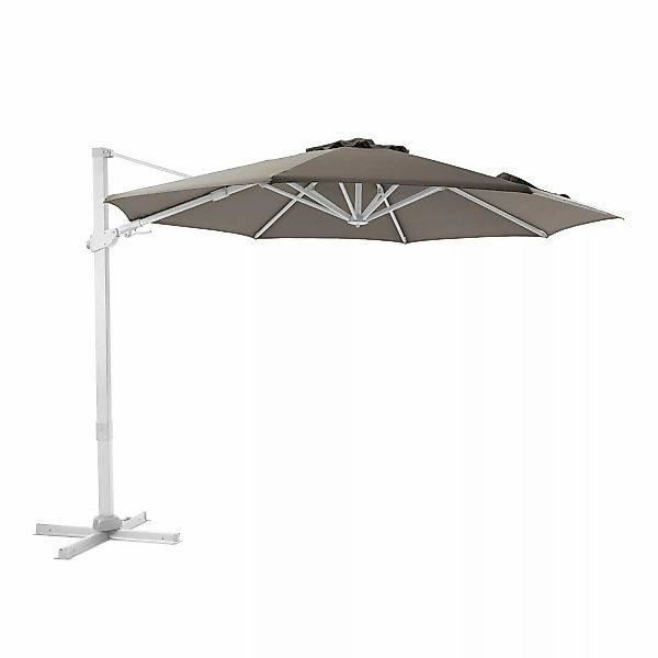 AXI Ampelschirm Ø 300 cm Taupe mit Dreh- & Neigungsfunktion günstig online kaufen