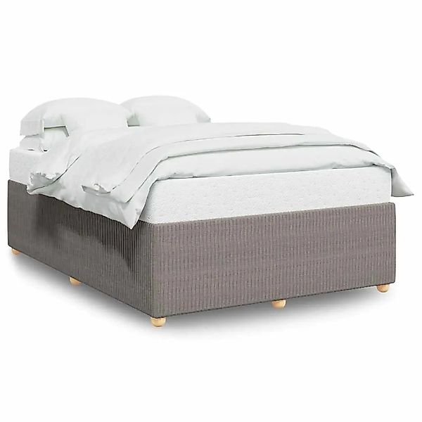 vidaXL Bettgestell ohne Matratze Taupe 160x200 cm Stoff 3284953 günstig online kaufen