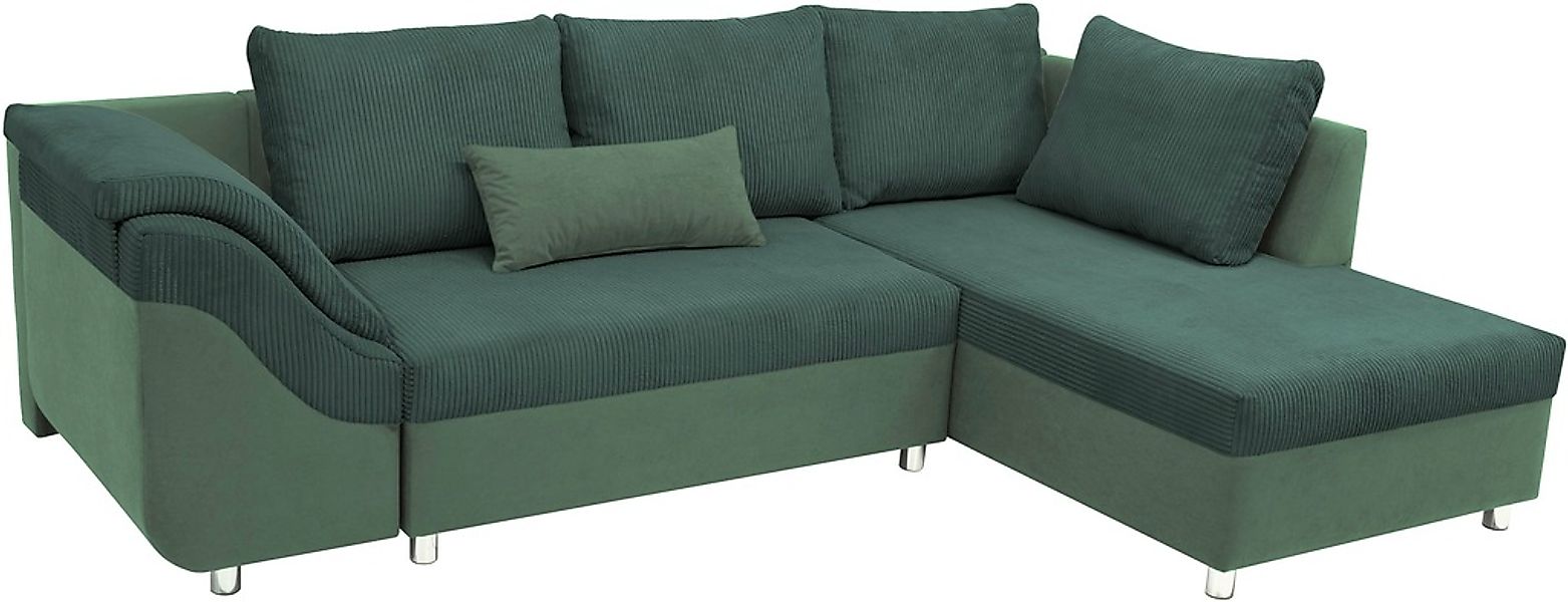 COLLECTION AB Ecksofa Sally L-Form, mit und ohne Bettfunktion, inklusive lo günstig online kaufen