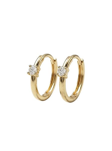 Suzan Gold Creolen-Set Suzan Gold® 375 Echtgold Huggie-Creolen für Damen mi günstig online kaufen