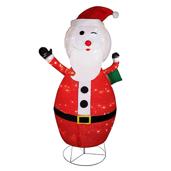 Lex XXXL LED Weihnachtsfigur 180 cm Weihnachtsmann Figur Beleuchtet Weihnac günstig online kaufen