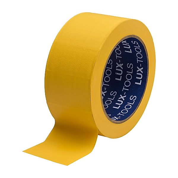 LUX-TOOLS Putzerband gerillt Gelb 33 m x 50 mm günstig online kaufen