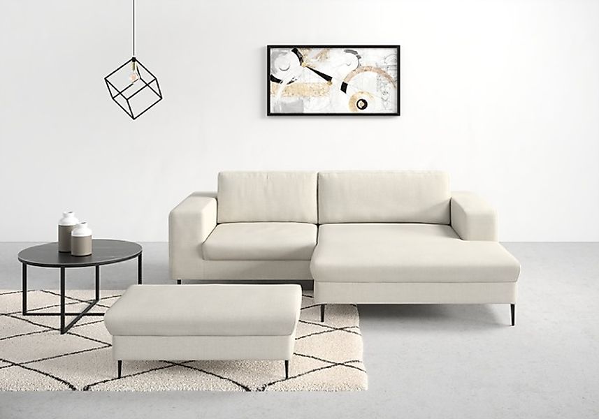 DOMO collection Ecksofa »Modica kompakt und elegant, Breite 244, L-Form« mo günstig online kaufen