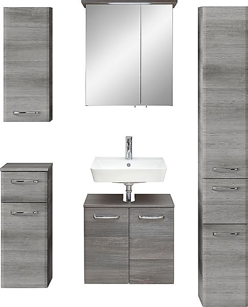 Saphir Badmöbel-Set »Quickset 328 5-teilig, Waschbeckenunterschrank mit LED günstig online kaufen