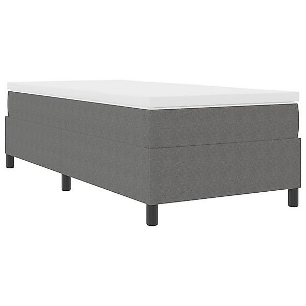 vidaXL Bett Boxspringbett Hellgrau 80x200 cm Cordstoff (1-tlg) günstig online kaufen