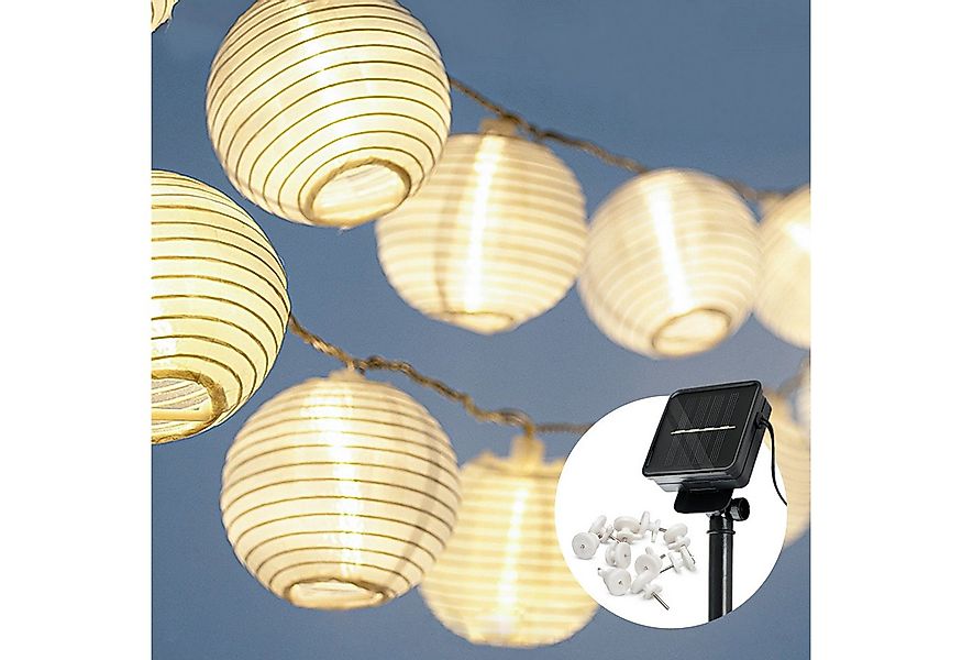 COZY HOME LED-Lichterkette Lampion Lichterkette - Batterie, Stecker und Sol günstig online kaufen