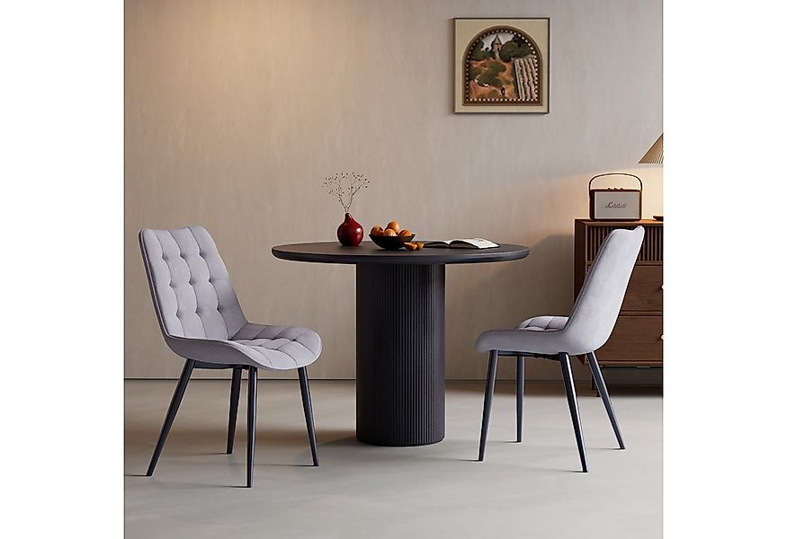 HOMAVO Esszimmerstuhl YZ2 STUHL-SET 4 Stück in Samt, gepolstert (4Set) günstig online kaufen