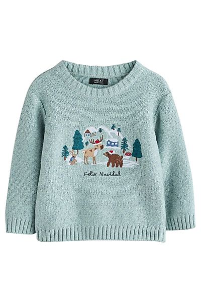 Next Weihnachtspullover Weihnachtlicher Strickpullover (1-tlg) günstig online kaufen