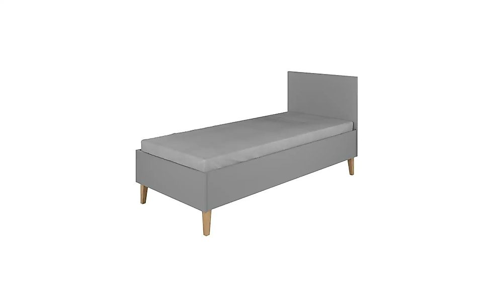 Bett  Kubi ¦ grau ¦ Maße (cm): B: 184 H: 92 Betten > Bettgestelle - Höffner günstig online kaufen