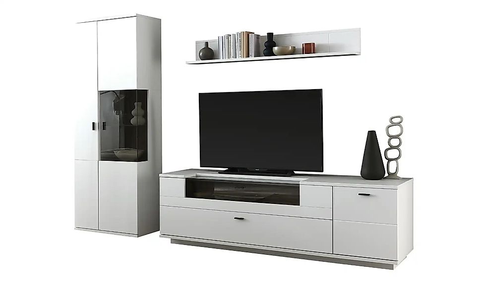 uno Wohnkombination  Sarbonne ¦ grau ¦ Maße (cm): B: 270 H: 199 T: 50.0 Kom günstig online kaufen