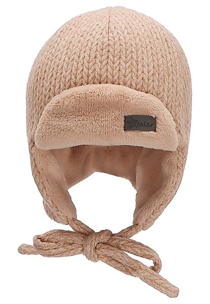 Sterntaler® Schlupfmütze Fliegermütze Strickoptik (1-St) günstig online kaufen