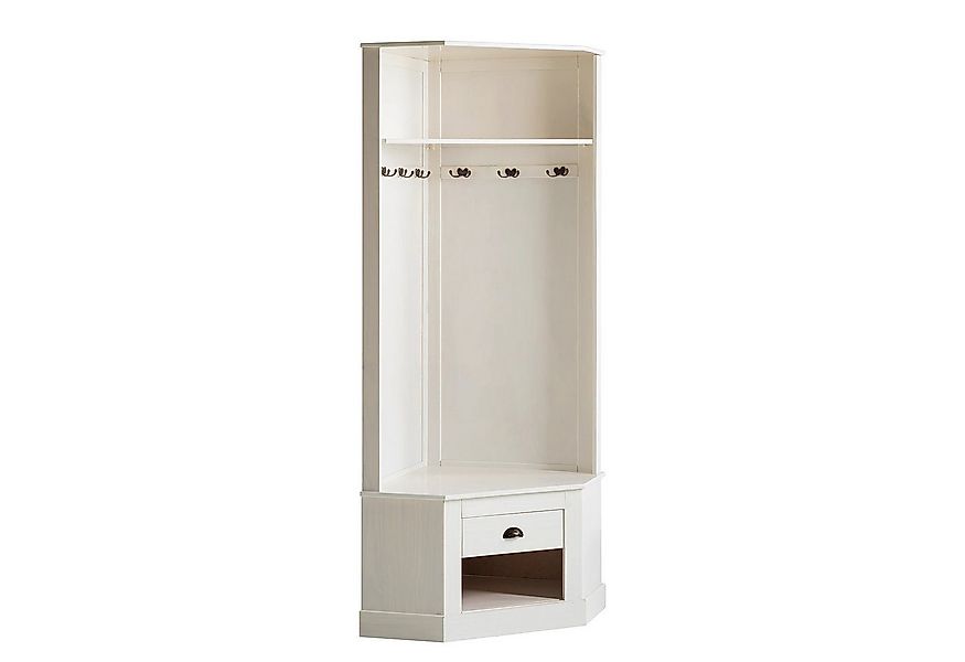 loft24 Kompaktgarderobe Tommy Garderobe, Dielenmöbel, Kiefer, Landhausstil, günstig online kaufen