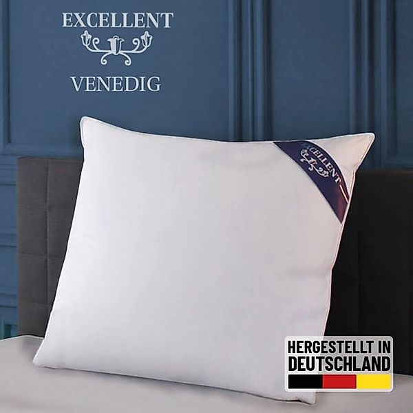 Excellent Federkopfkissen »Venedig «, Füllung: 85% Federn, 15% Daunen, Bezu günstig online kaufen