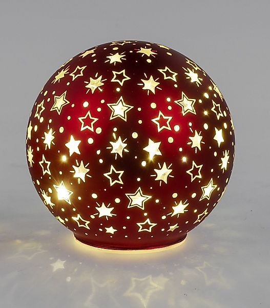 formano Weihnachtsfigur Deko Kugel Licht Gold günstig online kaufen