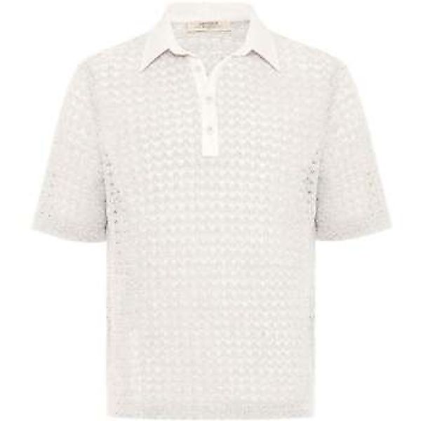 Antioch  T-Shirts & Poloshirts Maximino Open Textured Polo Collar T-Shirt günstig online kaufen