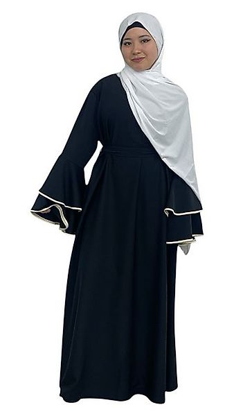 HELLO MISS Partykleid Abaya, Maxikleid, Langarm Kleid mit Gürtel, Hijabi Kl günstig online kaufen