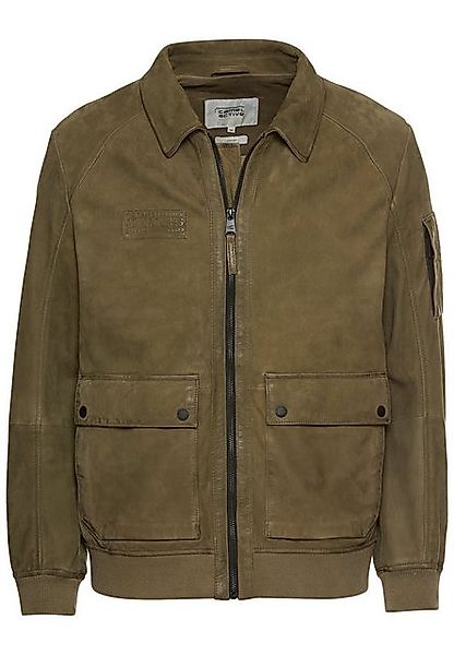camel active Lederjacke mit Hemdkragen günstig online kaufen