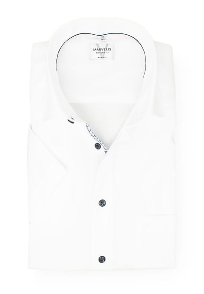 MARVELIS Kurzarmhemd Modern Fit normale, leicht günstig online kaufen