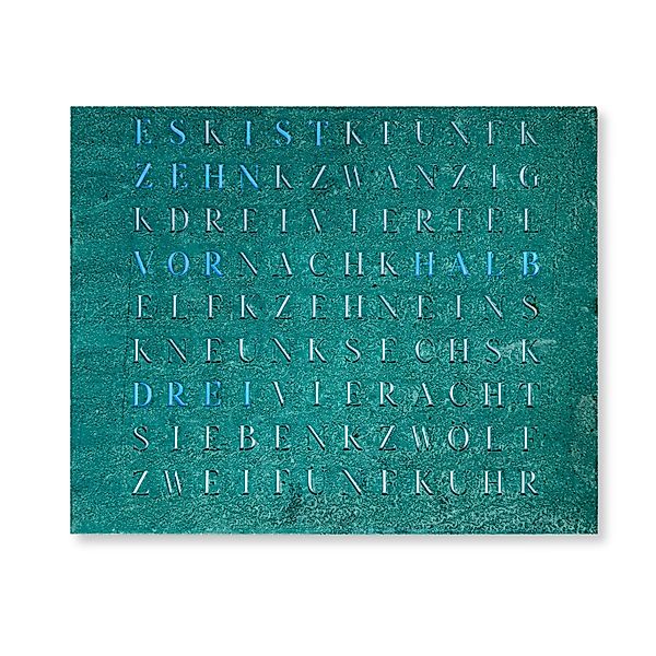 build-yours.de Wanduhr Wortuhr Jupiter in Deutsch günstig online kaufen