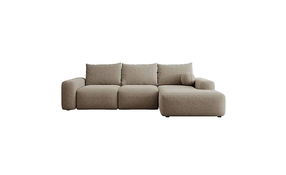 Selsey Ecksofa mit Schlaffunktion Carnos ¦ braun ¦ Maße (cm): B: 264 H: 82 günstig online kaufen