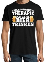 Youth Designz T-Shirt Bier Therapie Herren günstig online kaufen