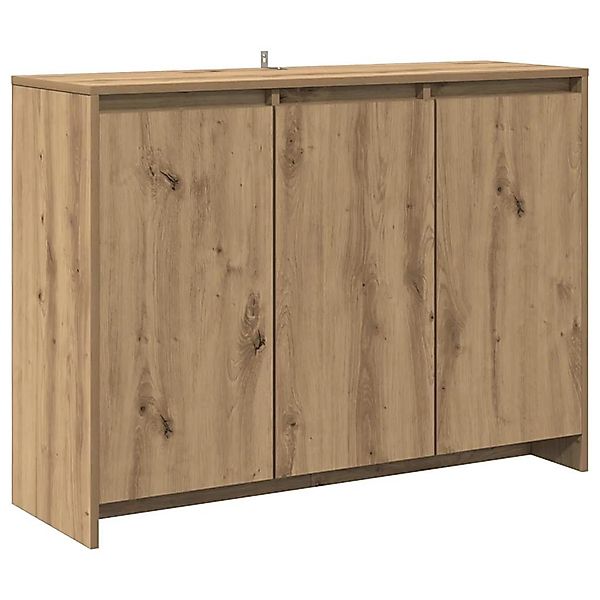 vidaXL Sideboard Artisan-Eiche 102x33x75 cm Holzwerkstoff 856781 günstig online kaufen