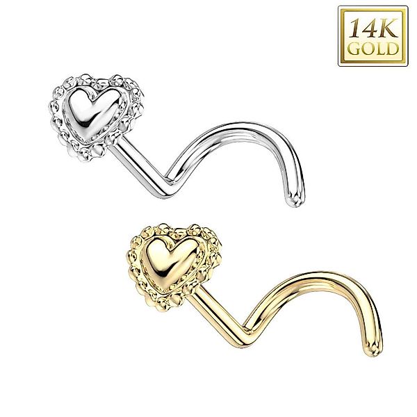 Taffstyle Nasenpiercing 585 Gold 14K Nasenstecker günstig online kaufen