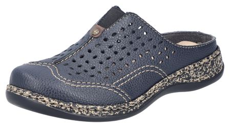 Rieker Clog Schlupfschuh, Hausschuh, Sommerschuh mit Perforation günstig online kaufen