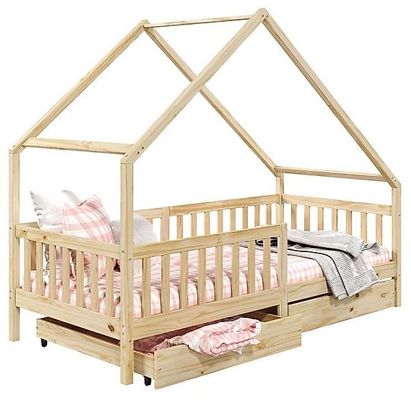 IDIMEX Kinderbett ALVA, Hausbett Montessori Kinderbett günstig online kaufen