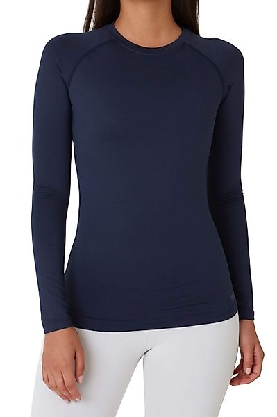 TCA Funktionsshirt Damen Thermo-Laufshirt - Dunkelblau günstig online kaufen