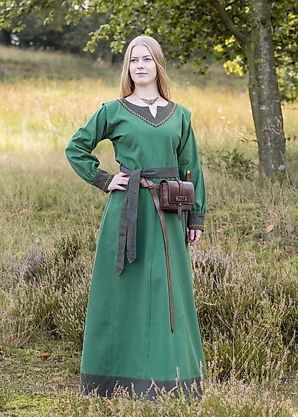 Battle Merchant Ritter-Kostüm Wikinger Kleid Jona, grün günstig online kaufen
