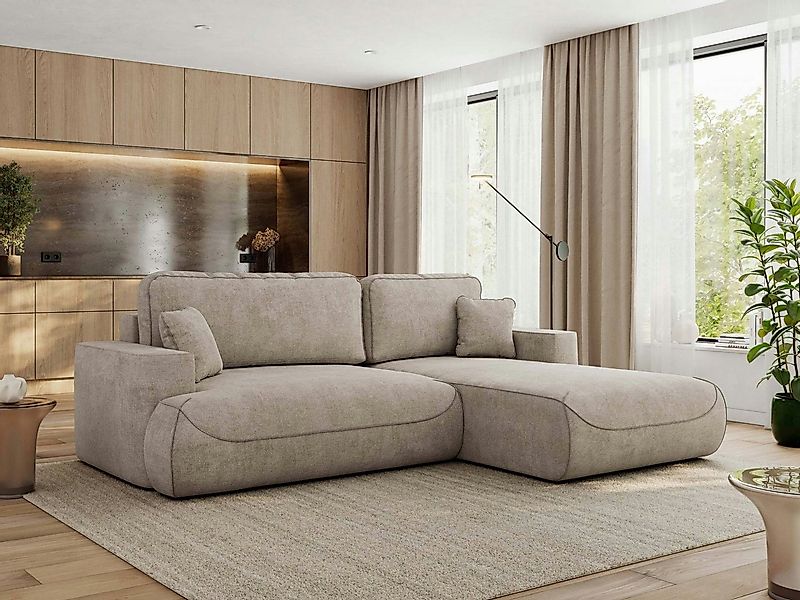 MKS MÖBEL Ecksofa OVO L, Set, mit Schlaffunktion und Bettkasten, DL-Automat günstig online kaufen