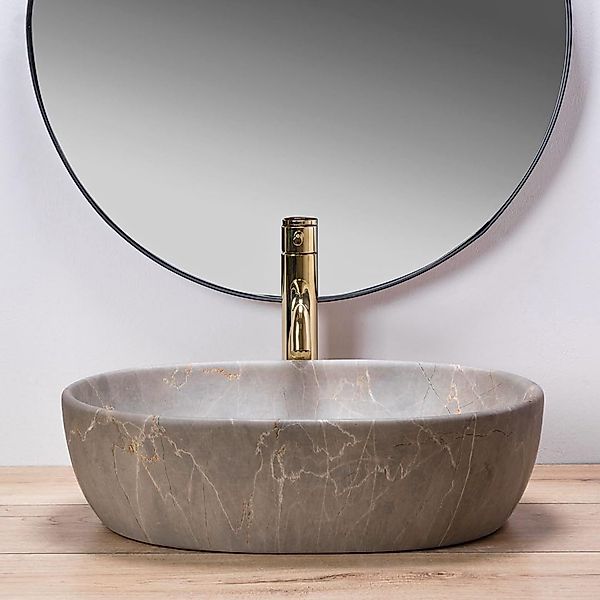 GTM Design Aufsatzwaschbecken AMELIA Modern Waschbecken günstig online kaufen