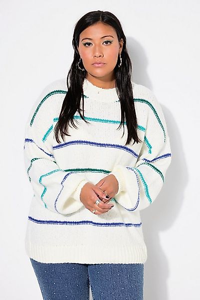 Studio Untold Strickpullover Pullover oversized Grobstrick Colorringel Rund günstig online kaufen