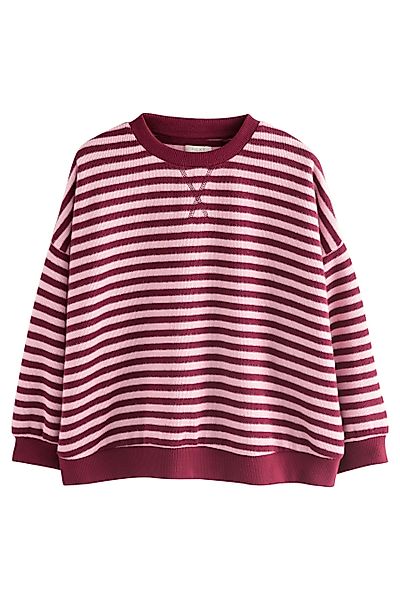Next Sweater Geripptes, gemütliches Oversized Fit günstig online kaufen