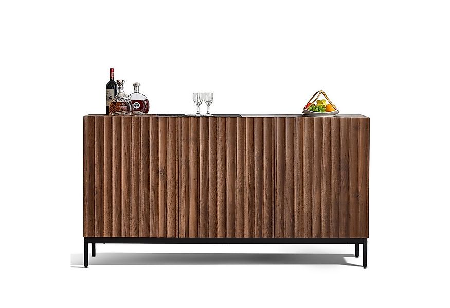 HAUSS SPOLE Sideboard Kommode Beistellschrank Buffetschrank, strukturierte günstig online kaufen