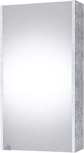 Planetmöbel Badezimmerspiegelschrank Spiegelschrank 40cm (Beton) günstig online kaufen
