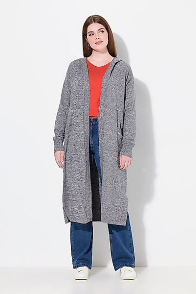 Ulla Popken Strickjacke Long-Strickjacke Kapuze Taschen günstig online kaufen