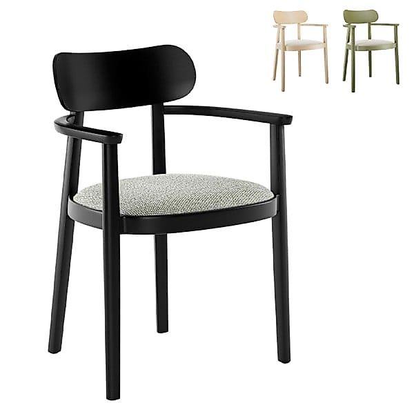 THONET 118 SPFV Holzstuhl mit Armlehnen | Sitz gepolstert | Konfigurator günstig online kaufen