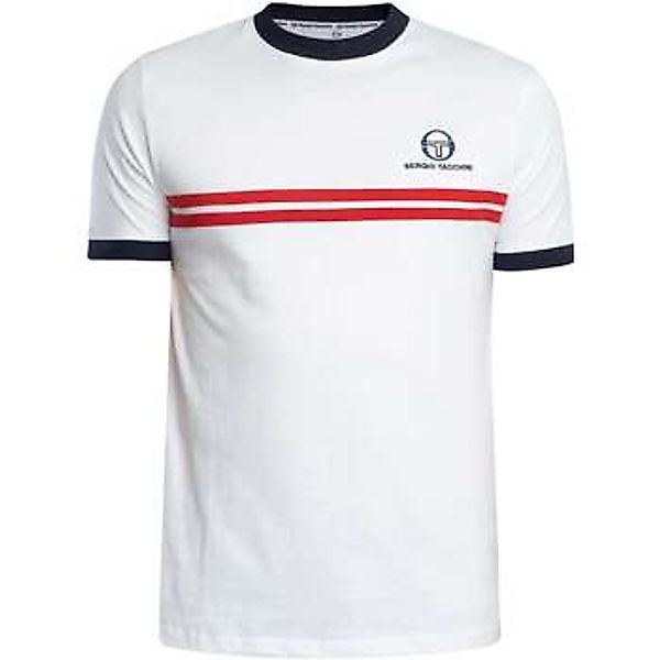 Sergio Tacchini  T-Shirts & Poloshirts Super MK2 T-Shirt White/Adrenaline R günstig online kaufen