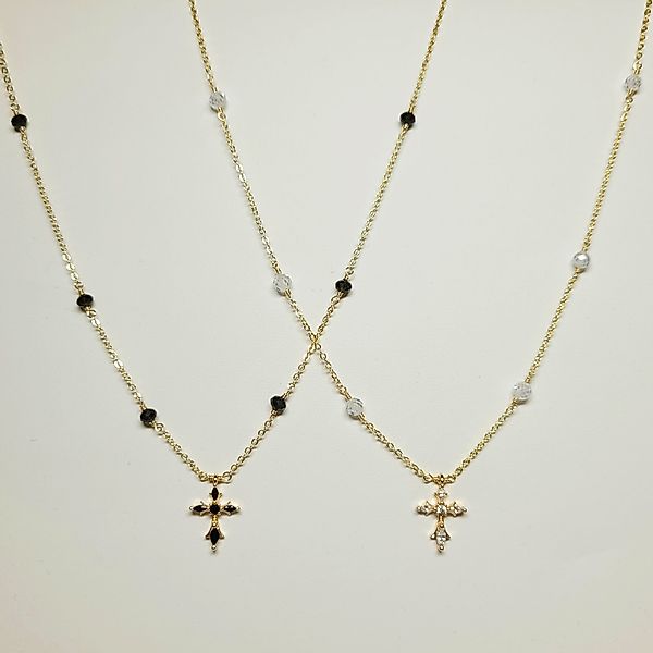 GOLDEN Kreuzkette Zierliche Kreuz Halskette, Kreuz günstig online kaufen