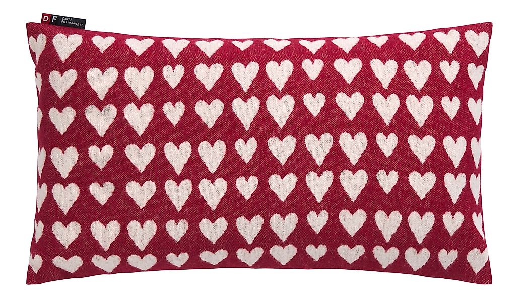 DAVID FUSSENEGGER Kissenhülle Silvretta 'Herzen' 30 günstig online kaufen