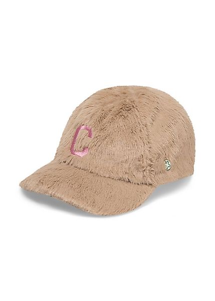 Codello Baseball Cap aus weichem Teddy-Plüsch mit C-Patch günstig online kaufen