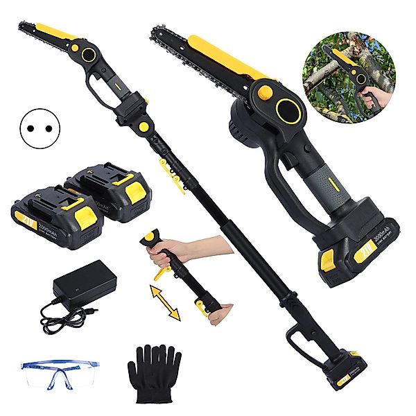 Rutaqian Akku-Hochentaster 2-in-1 Akku Hochentaster , günstig online kaufen